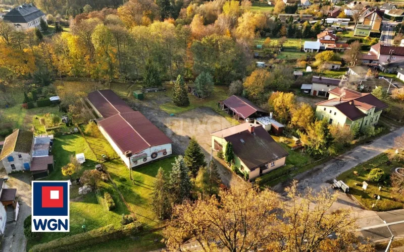 Obiekt przemysłowy/hala na  sprzedaż Barcino - Dom, warsztat, hala mag., Barcino, działka 5000m2